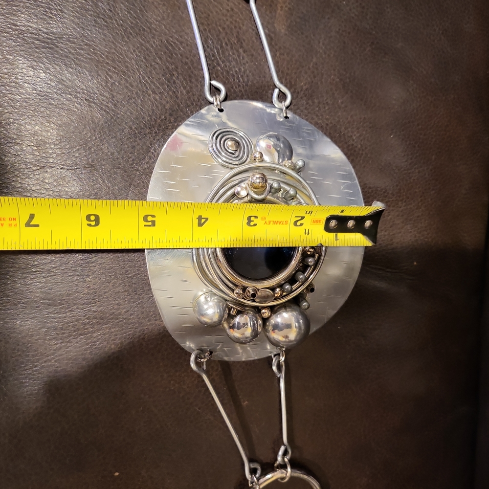 Vintage Belt Designed by Raul Leal, Signed 70s Steam Punk Made in Spain … - Picture 10 of 11
